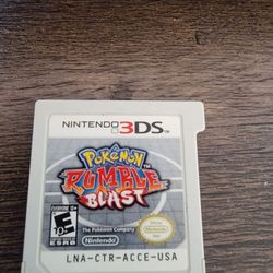 Nintendo 3ds Pokémon Rumble Blast