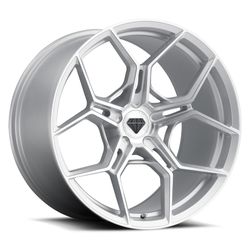 19/20" BLAQUE DIAMOND BD-F25 SILVER 19X9 20X11 WHEELS RIMS CHEVROLET CORVETTE C8