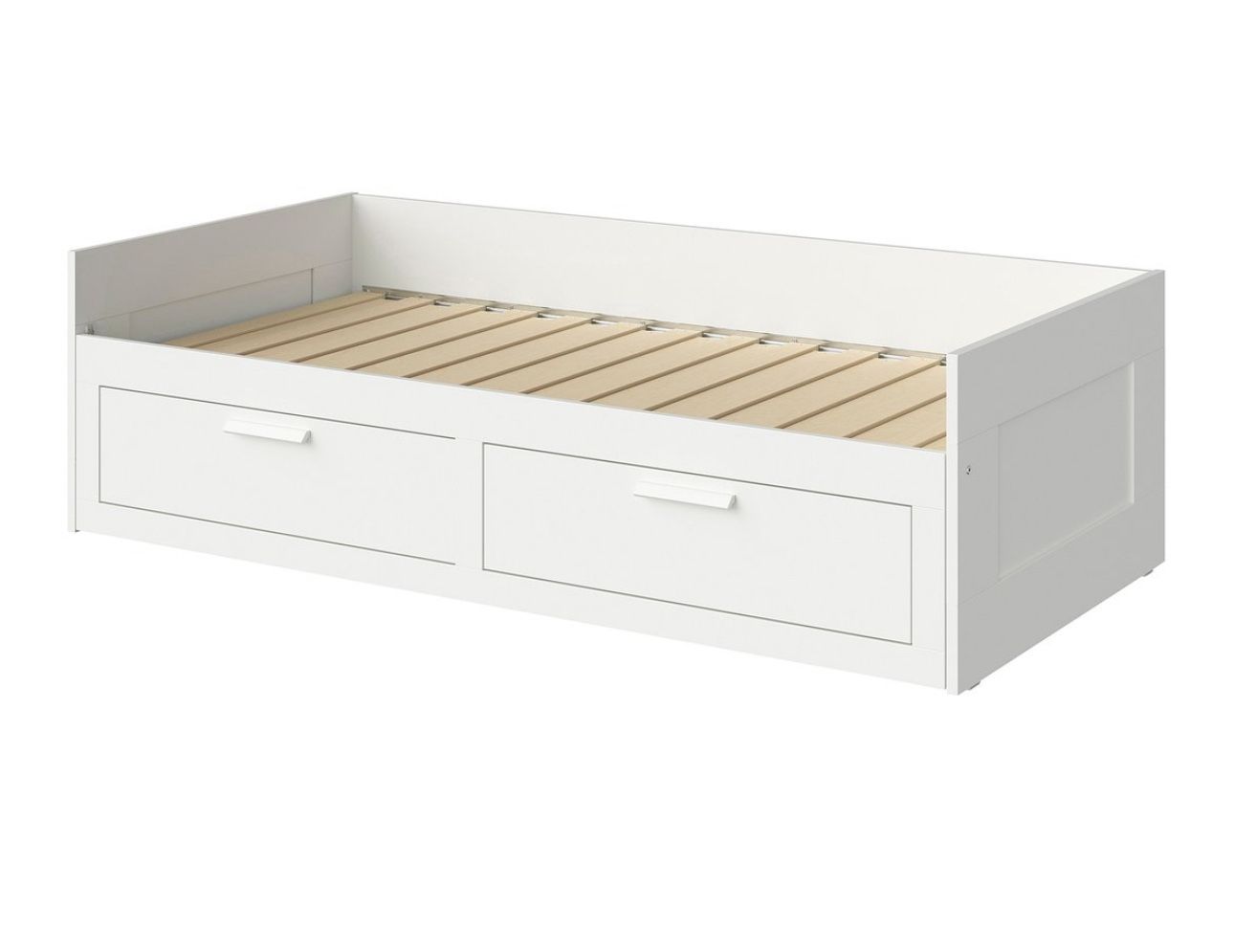 IKEA Brimnes Day Bed with 2 Drawers White 