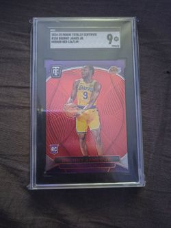 Bronny James Jr. 2024-25 Panini Totally Certified RC SGC 9