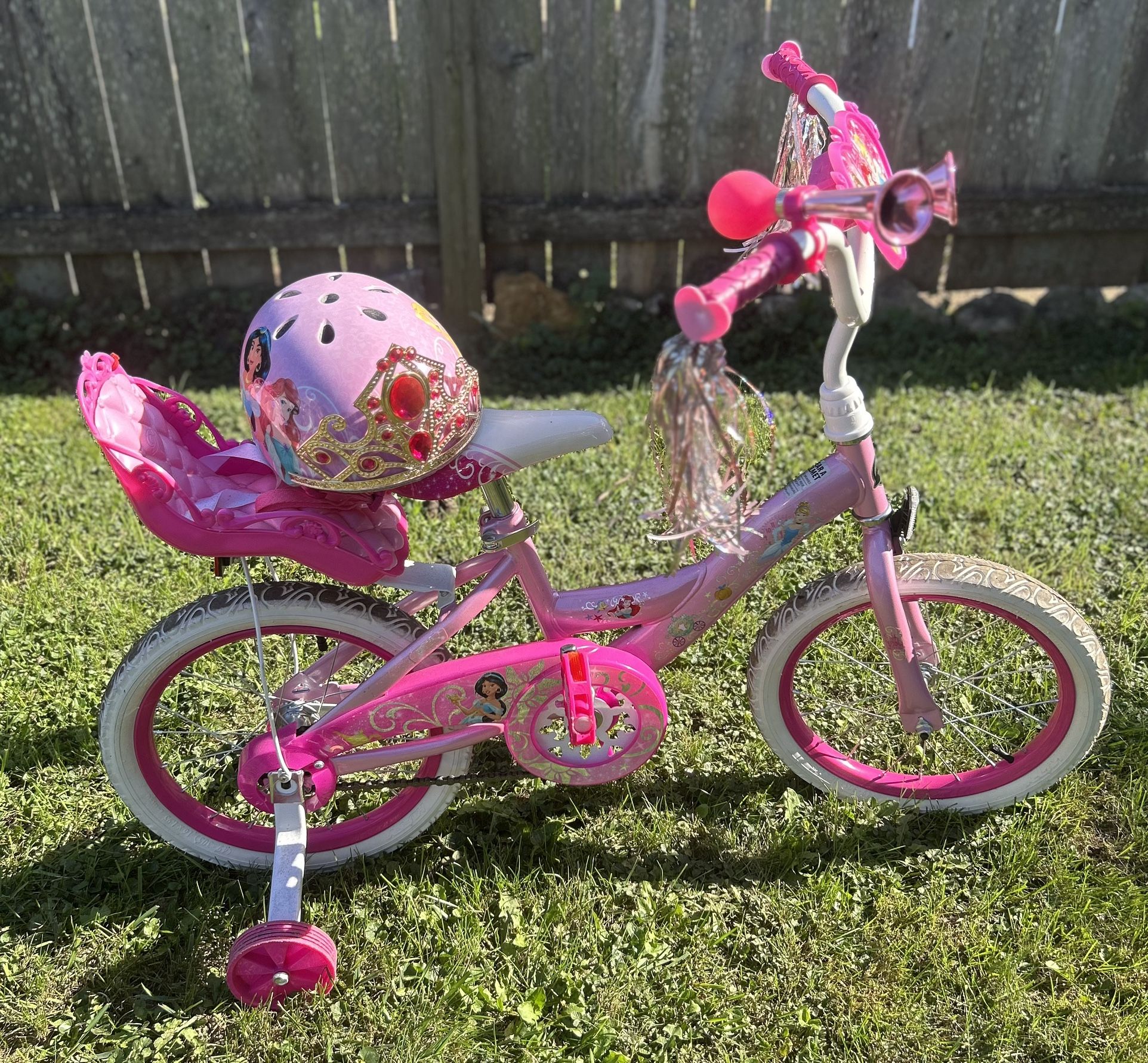 Girls Bike And Helmet