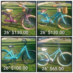Women's Beach Cruiser Bicycles