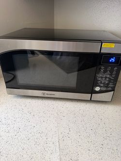 Microwave ,storage box and 2 fans