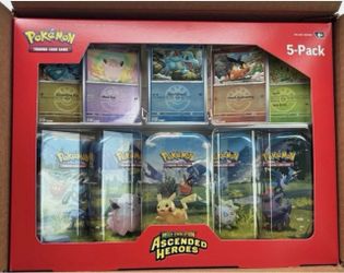 Pokémon TCG Mega Evolution Ascended Heroes 5-Pack