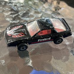 1982 Matchbox Superfast Pontiac Firebird SE Black Red 1:64 scale Diecast VTG