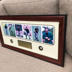 Phil Mickelson 2004 Masters Panoramic Framed Photostrip Golf Plaque