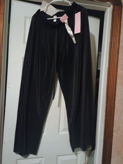 Women's Satin wide leg pants