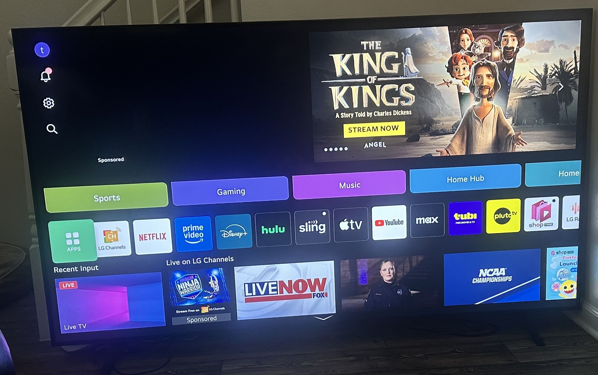 86 In LG SmartTV ThinQ
