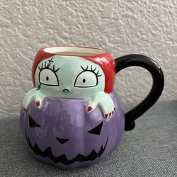 The Nightmare Before Christmas 20 Oz. Sally 3D Pumpkin Mug DISNEY BRAND NEW