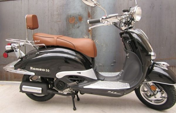 A 49cc Romeo scooter you do not need motorcycle license for this for