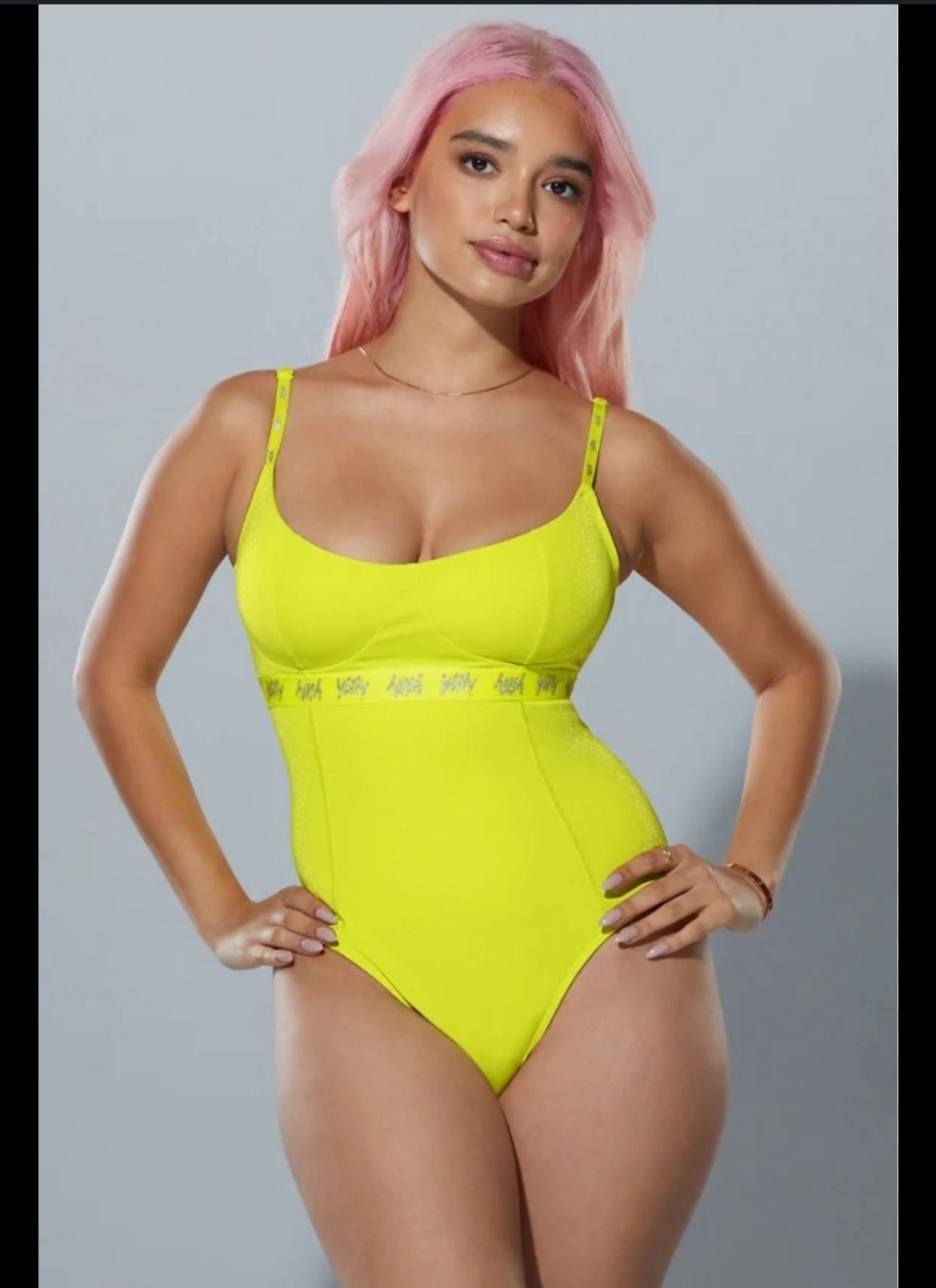 Spotlight S haping Demi Cup Thong Bodysuit