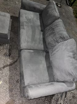 Gray Fabric Sofa