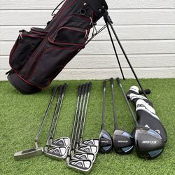  Callaway Edge Men’s Golf Set With Golf Stand Bag 