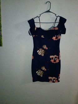 Brandy Blue Navy with some floral Size small