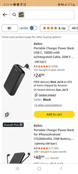 Belkin power bank Portable charger