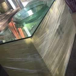 Bathroom Cabinet With Glass Top