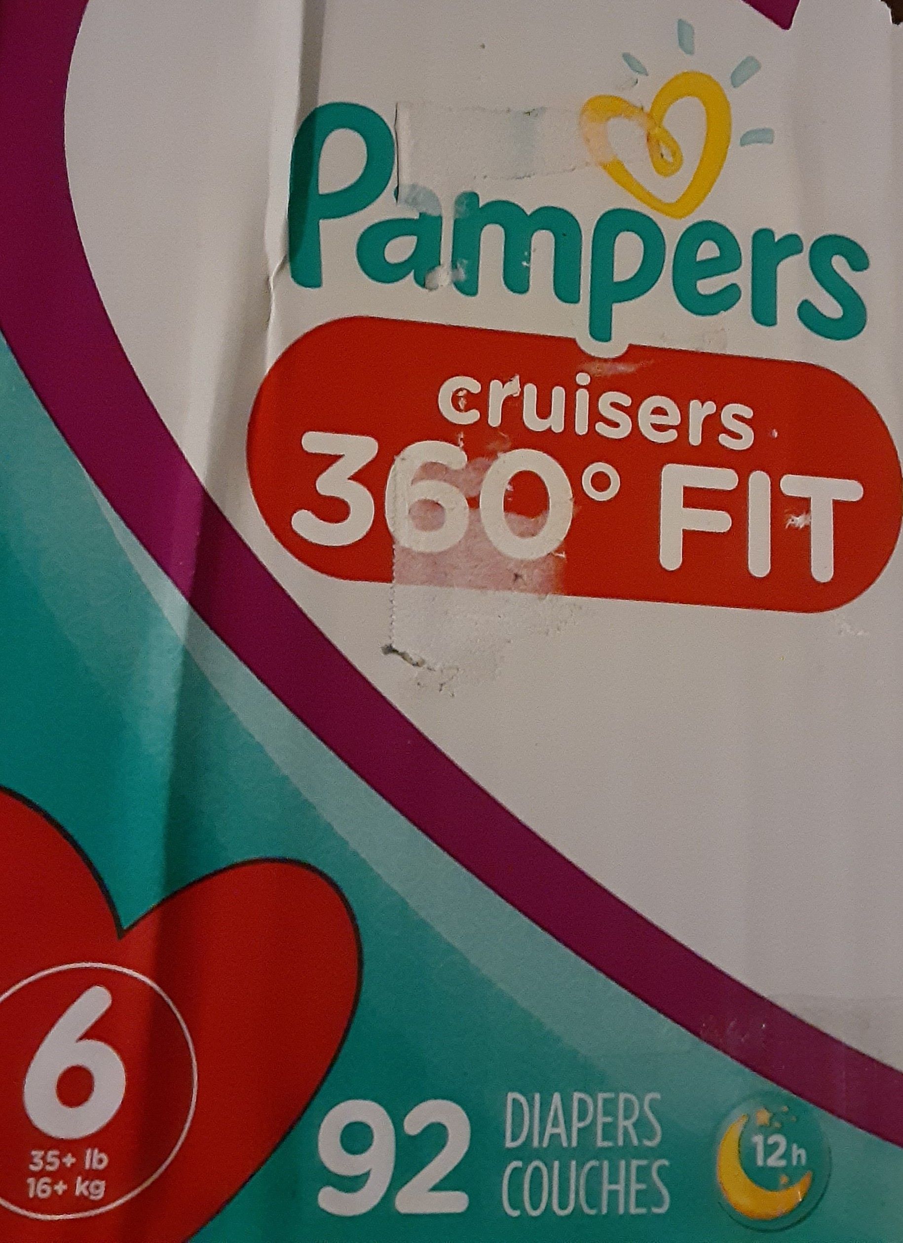 Pampers size 6 cruisers 92 count