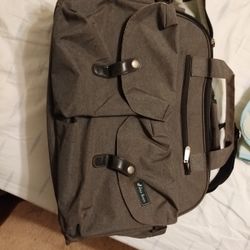 JOIE BEAN Tote Diaper Bag for Mom, Dad | Large Messenger Baby Bag with Shoulder Strap

