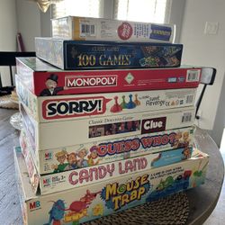 Classic Board Games, Card Games And Puzzles - No Missing Pieces - MOVING SALE