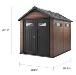 Keter Fusion 754 Storage shed in box