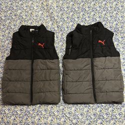 2 (for Twins) Puma Vest Size 5/6 boys 