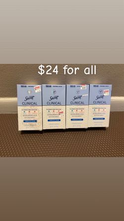 Secret Clinical 100HR Invisible Solid Deodorant 4-Pack