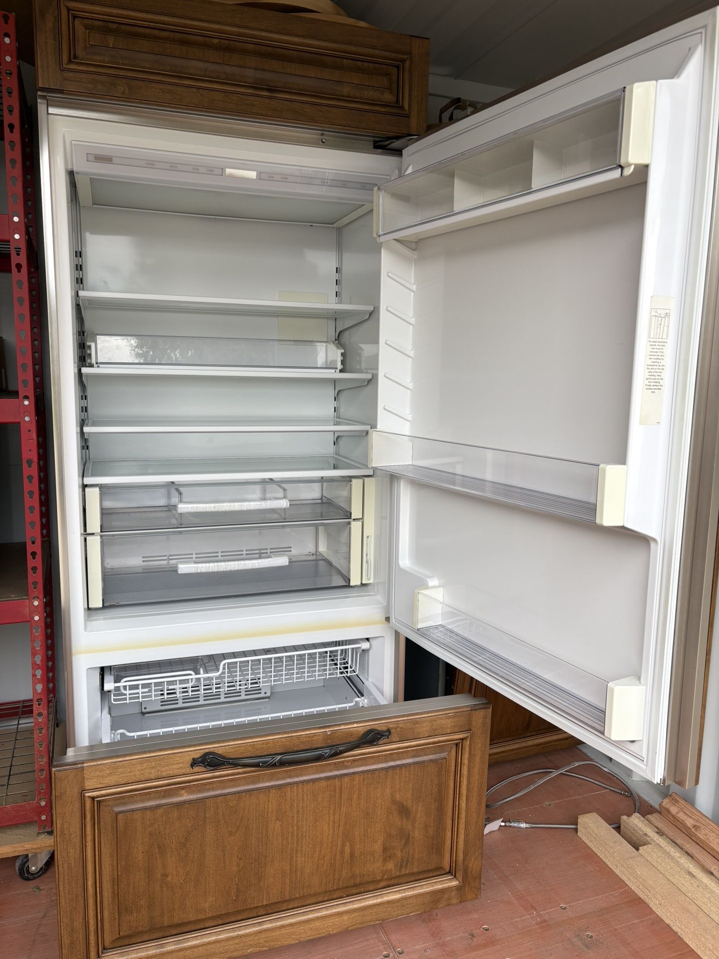 Sub Zero 36” built-in refrigerator/freezer
