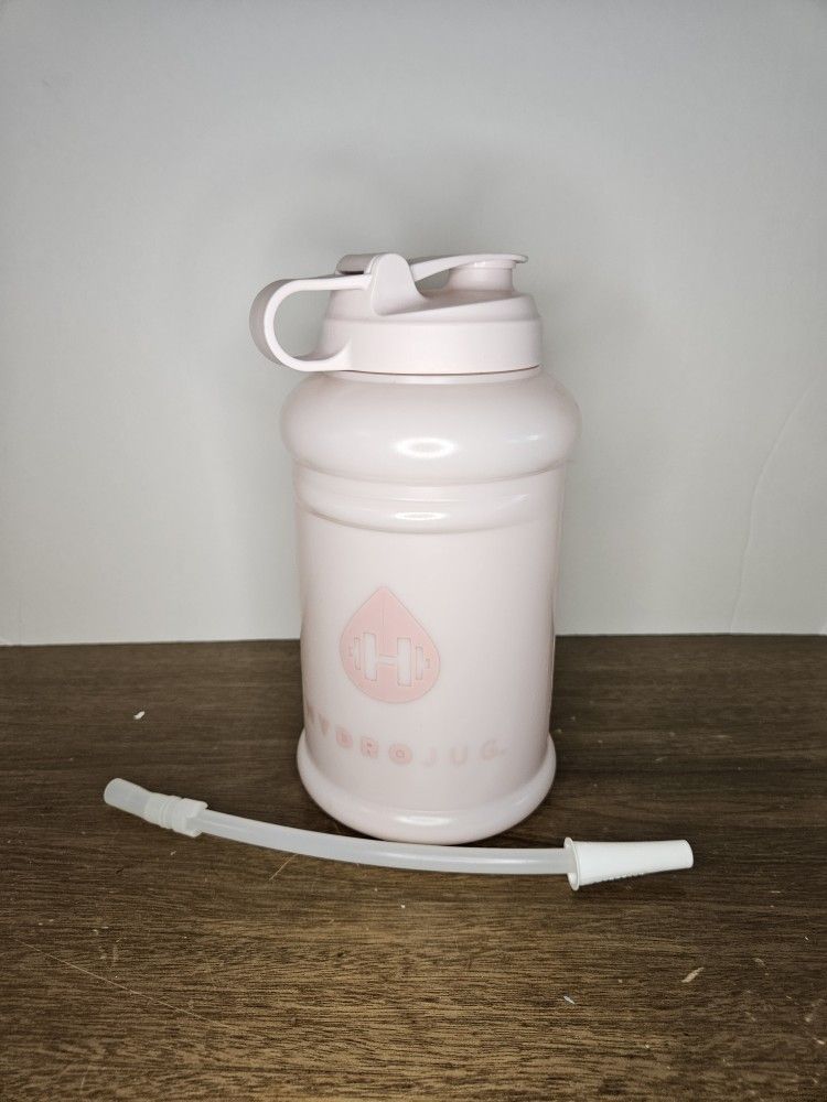 Pink Sand Hydro-Jug With Straw