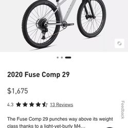 2020 Specialized Fuse Comp 29