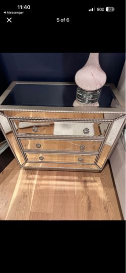 Mirror night stand