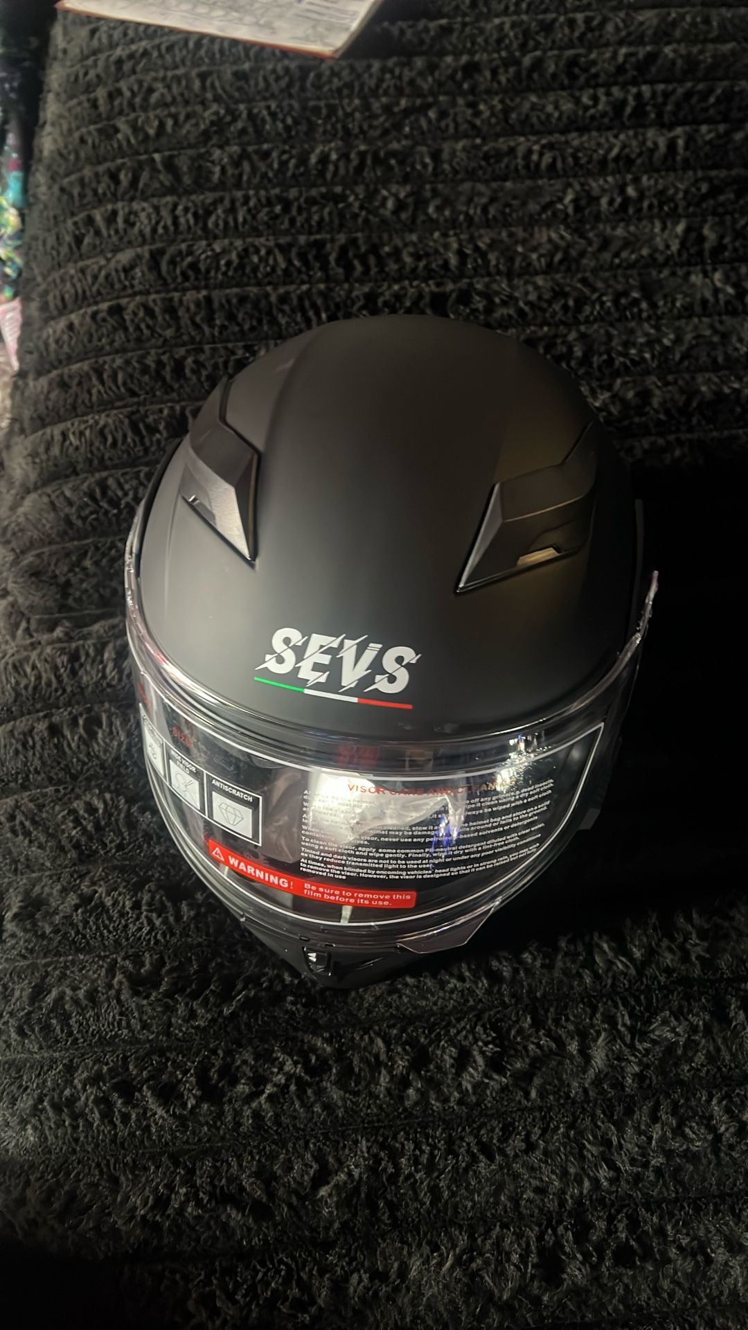 Brand New SEVS SEVS-90 Full Face Bluetooth Motorcycle Helmet – DOT Certified