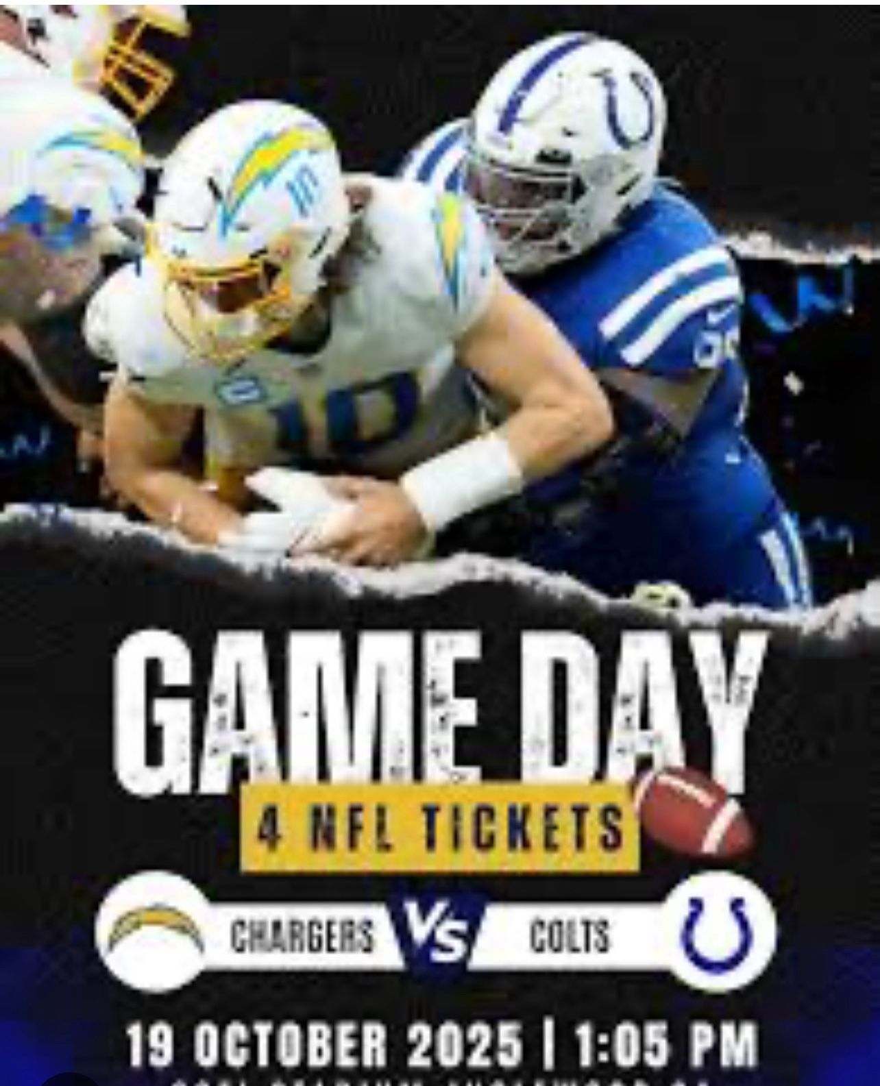 Chargers V Colts 