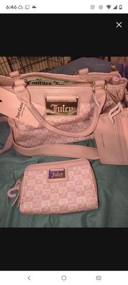 Juicy couture matching wallet with matching purse