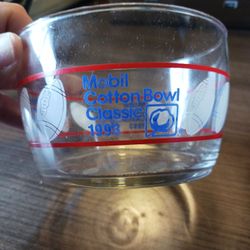 1993 Mobil -Cotton BOWL classic 👌 NUT DISH 