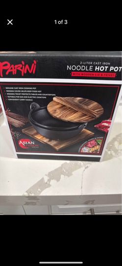 Parini 2-Liter Cast Iron Noodle Hot Pot