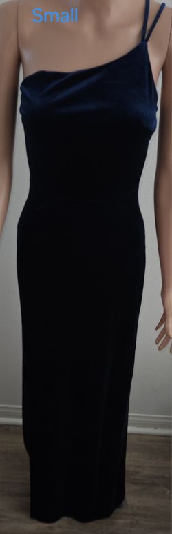 Windsor Navy Blue Long Slit Dress