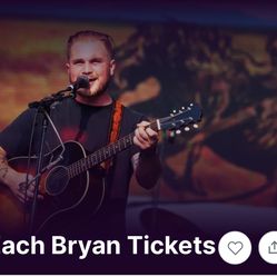 (4) Zach Bryan Tickets June 15