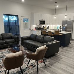 Duluth Leather 3pc Living room Set