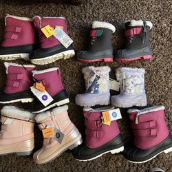little Girl Snow Boots Size 5, 6, 9, 