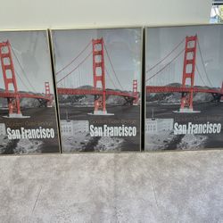 X-Large Gold Picture Frames (2x3 Ft each)