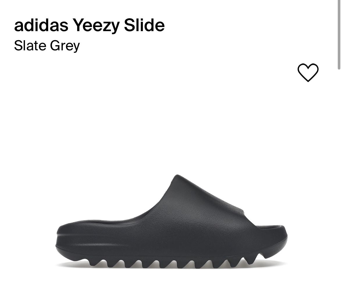 adidas YEEZY Slide Slate Grey-