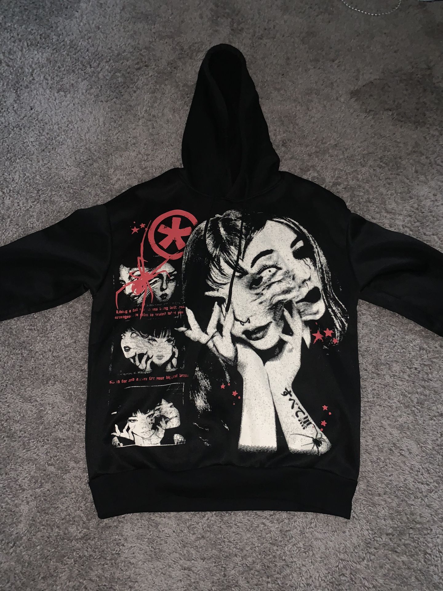 Men’s Anime Graphic Hoodie