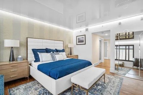 Marge Carson King Bed With Motorized Box, Springs And Mattress - Retail: $4899