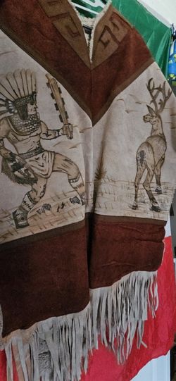 Gavan Poncho De Mexico Echo De Piel