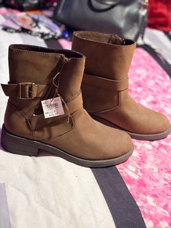 NWT Brash Women Brown Moto Ankle Boots- 9