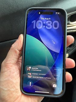 Apple iPhone 16 . Carried locked to AT&T with Dark Case
