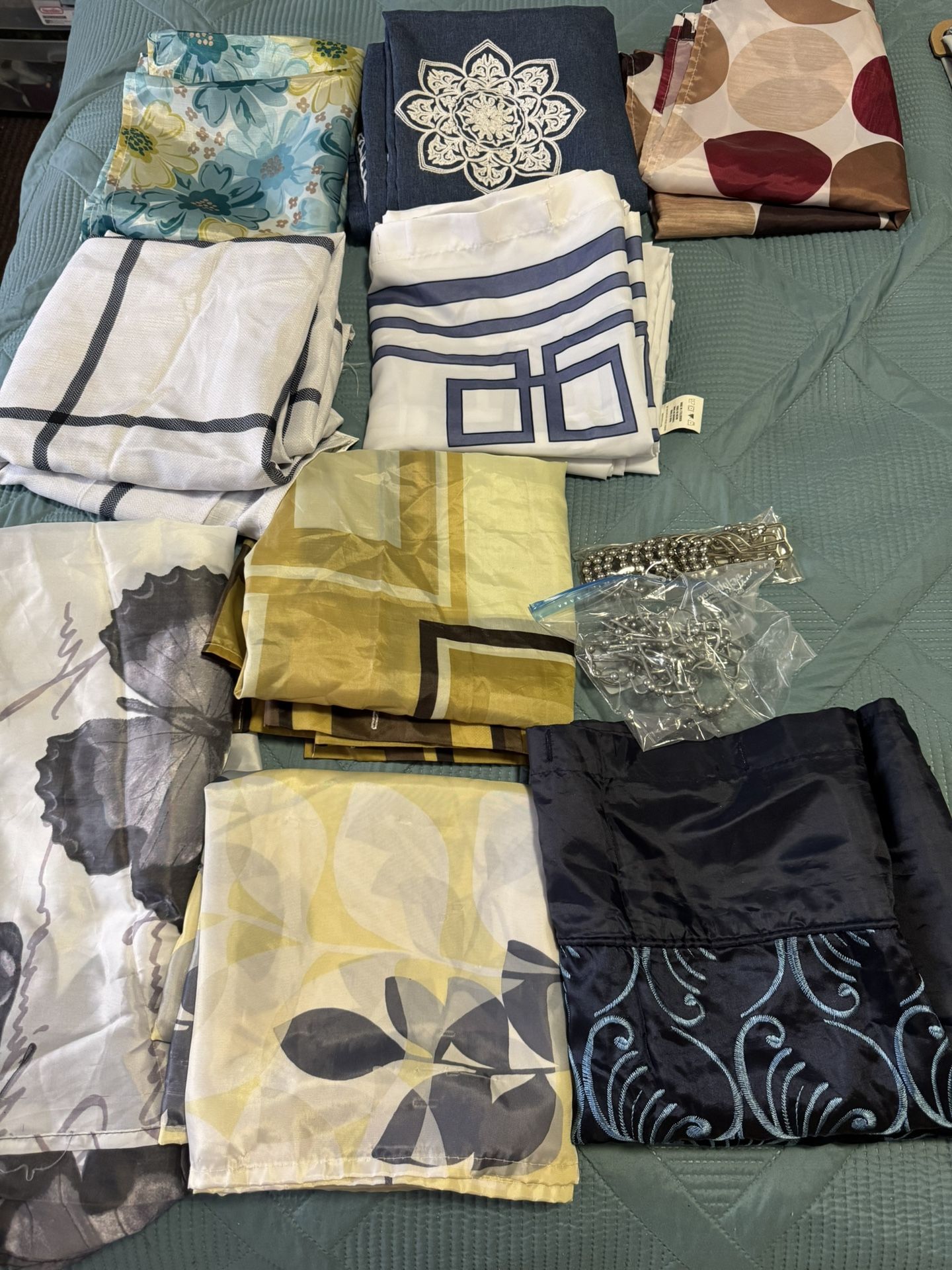 Shower Curtain And rug 
