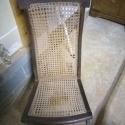 Antique wicker Wood Rocker