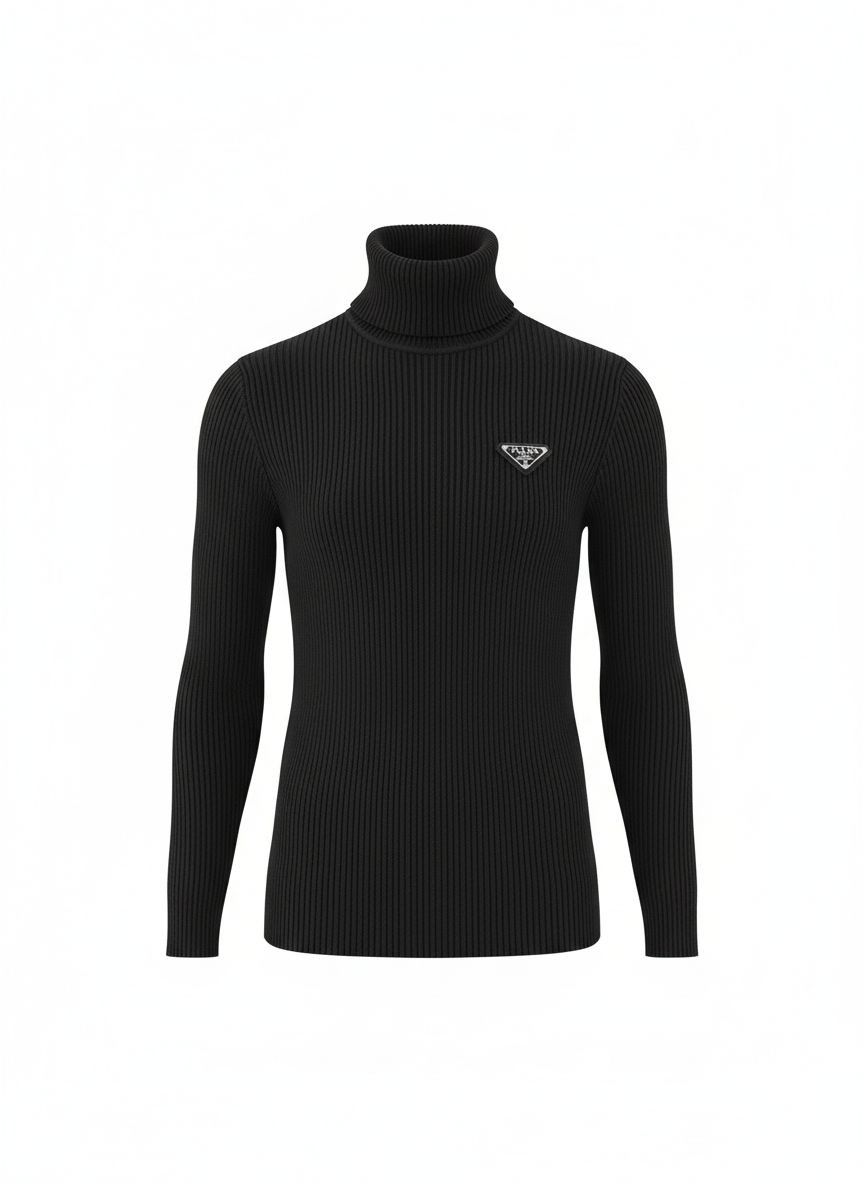 Prada Black Turtle Neck