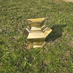 Brass Wall Vase